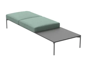 BLOOM 1230 - Upholstered modular fabric bench by Et al. - view 2